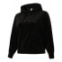 Фото #3 товара Puma Her Velour Hoodie Plus Womens Black Casual Athletic Outerwear 846879-01