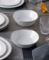 Whiteridge Platinum Set Of 4 Soup Bowls, 7", 20 Oz.