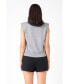 Фото #3 товара Women's Soft Sleeveless Knit Polo Top