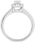 GIA Certified Diamond Oval Halo Engagement Ring (1 ct. t.w.) in 14k White Gold