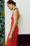 Фото #3 товара Платье миди с открытой спиной ZARA