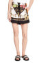 Фото #2 товара Sandro Gareth Color-Blocked Floral Shorts Size 34 US XS