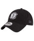 Men's Black Brooklyn Nets Team 2.0 9TWENTY Adjustable Hat - фото #1