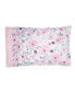 Фото #2 товара Blossom Watercolor Floral Twin Sheets and Pillowcase Set Twin