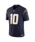 Men's Justin Herbert Navy Los Angeles Chargers Vapor F.U.S.E. Limited Jersey