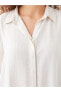 Фото #12 товара LCWAIKIKI Classic Gizli Düğme Kapamalı Çizgili Kadın Gömlek