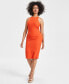 ფოტო #1 პროდუქტის Women's Textured Midi Dress, Created for Macy's