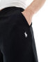 Polo Ralph Lauren icon logo double knit sweat shorts in black Черный, L - W35-38 - фото #3