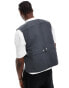 Фото #4 товара Lee unisex utility canvas vest in grey