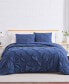 Фото #1 товара Pintuck 2 Piece Duvet Cover and Sham Set, Twin/Twin XL