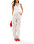 Фото #1 товара ASOS DESIGN Dad jean in strawberry print