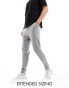 ASOS DESIGN skinny joggers in grey marl