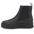 Фото #3 товара Puma Mayze Round Toe Chelsea Platform Booties Womens Black Casual Boots 381651-0