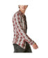 ფოტო #3 პროდუქტის Men's Plaid Dobby Button-Down Western Shirt