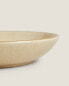 Stoneware soup plate