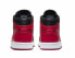 Фото #5 товара Кроссовки Nike Air Jordan 1 Mid Banned (2020) (Красный, Черный)