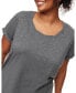 ფოტო #2 პროდუქტის Plus Size Gabriella Cotton T-Shirt