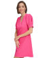ფოტო #4 პროდუქტის Women's Blossom Jacquard Puff-Sleeve Dress