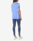 ფოტო #3 პროდუქტის Women's Tie Dye Dolman Short Sleeve T-Shirt