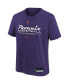 ფოტო #2 პროდუქტის Big Boys and Girls Purple Phoenix Mercury On Court Legend Essential Practice T-shirt