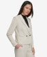 Фото #3 товара Petite Double-Breasted Cropped Blazer