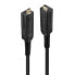 Lindy 100m Fibre Optic Hybrid Micro-HDMI 18G Cable - 100 m - HDMI Type D (Micro) - HDMI Type D (Micro) - 18 Gbit/s - Black