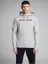 Фото #2 товара Regular Fit men´s sweatshirt JJECORP 12137054 Light Grey Melange REG FIT - MELANGE