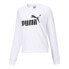 Фото #1 товара Puma No.1 Logo Crew Neck Sweatshirt Womens White 58786202