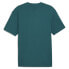 Puma Downtown Re:Collection Crew Neck Short Sleeve T-Shirt Mens Green Casual Top