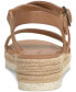 Фото #3 товара Women's Trianna Strappy Espadrille Wedge Sandals