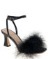 ფოტო #1 პროდუქტის Women's Relby Feathered High-Heel Two-Piece Dress Sandals