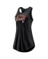 Фото #3 товара Women's Black San Francisco Giants Simplicity Swing Racerback Scoop Neck Tank Top