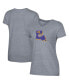 Фото #2 товара Women's Gray LSU Tigers Vault Logo V-Neck T-shirt