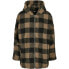 URBAN CLASSICS Hooded Oversized Check Sherpa Big jacket