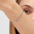 Фото #3 товара Fancy Cloud Light Blue Cubic Zirconia Silver Bracelet FCL05