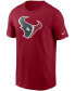 Фото #2 товара Men's Red Houston Texans Primary Logo T-shirt