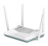 D-Link EAGLE PRO AI AX3200 Smart Router R32 - Wi-Fi 6 (802.11ax) - Dual-band (2.4 GHz / 5 GHz) - Ethernet LAN - White - Desktop/pole router