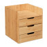 Фото #5 товара Schreibtisch Organizer mit 3 Schubladen