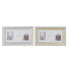 Фото #1 товара Фото рамка DKD Home Decor Стеклянный полистирол Позолоченный Серебристый традиционный 47 x 2 x 29 cm (2 штук)
