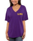 ფოტო #1 პროდუქტის Women's Purple LSU Tigers Oversized T-shirt