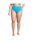 Фото #1 товара Plus Size High Leg High Waisted Bikini Swim Bottoms