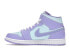 Фото #3 товара Кроссовки Nike Air Jordan 1 Mid Purple Aqua (Голубой)
