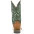 Фото #3 товара Lucchese Rudy Square Toe Cowboy Mens Green Casual Boots M4092-WF