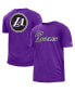 ფოტო #1 პროდუქტის Men's Purple Los Angeles Lakers 2022/23 City Edition Brushed Jersey T-shirt