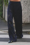 Sequinned satin trousers