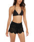 Фото #11 товара Juniors' 2.5" Scalloped Lace Cover-Up Shorts, Created for Macy's