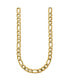 Yellow IP-plated 7.50mm 23.5 inch Figaro Necklace