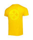 ფოტო #2 პროდუქტის Men's Gold Pittsburgh Steelers Fast Track Tonal Highlight T-shirt