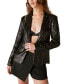 ფოტო #1 პროდუქტის Women's Sequin Open-Front Blazer