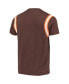 Фото #2 товара Men's Brown Distressed Cleveland Browns Premier Point T-shirt